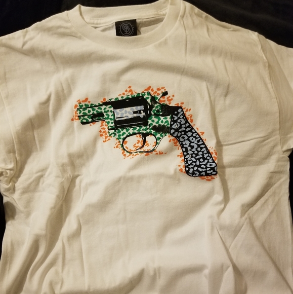 *3-for-$30* Crooks & Castles Revolver Tee, White - Picture 2 of 6